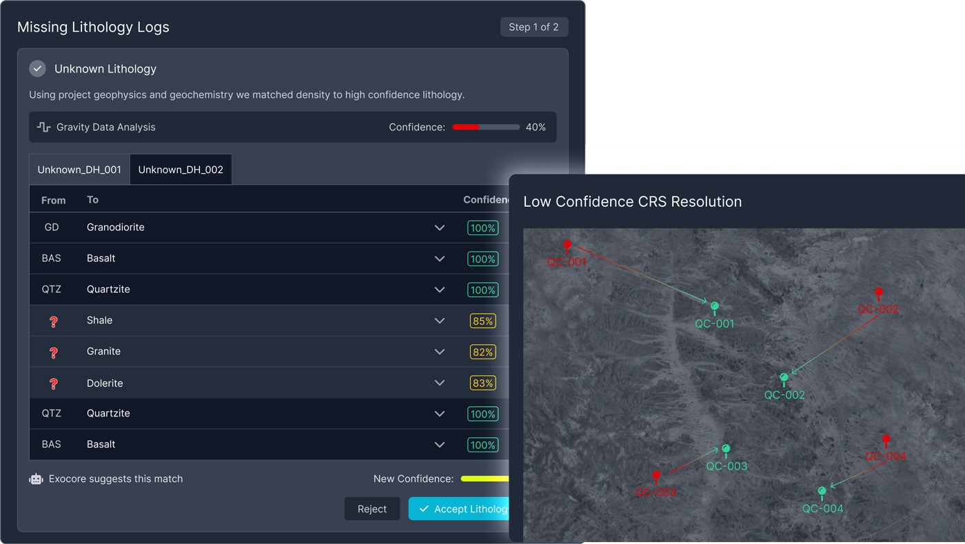 Quality control and review interface